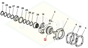 Łożysko 0.255.4617.0
