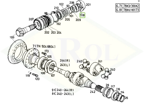 04402443 Nakrętka 04402443