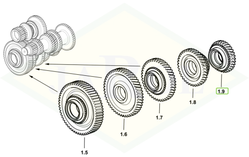 0.008.5100.0/30 Koło zębate 0.008.5100.0/30