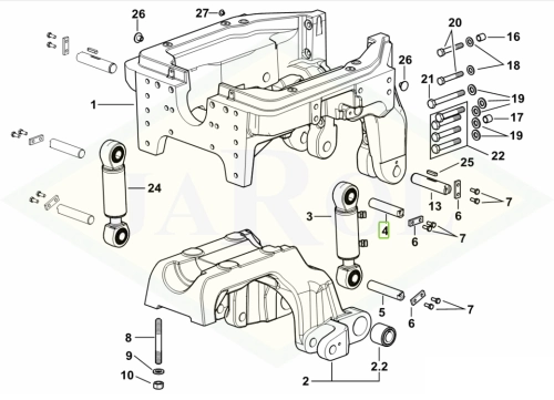 0.015.9851.0/10 Sworzeń  0.015.9851.0/10
