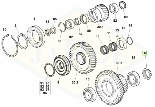 2.1219.044.0/10 Nakrętka 2.1219.044.0/10