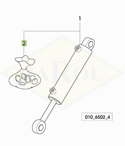 0.010.2578.0 Zestaw uszczelniający 0.010.2578.0