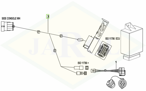 0.019.2571.4/10 Przewód elektryczny 0.019.2571.4/10