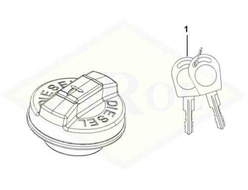 0.035.7052.4 Korek paliwa 0.035.7052.4