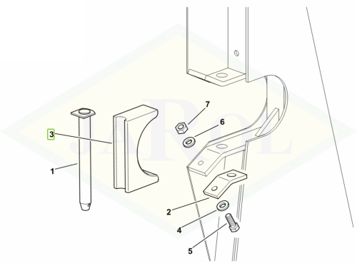 06501758 Półpanewka porbowodu 06501758