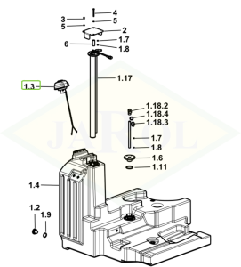 Korek paliwa z kluczykiem 0.019.9407.4