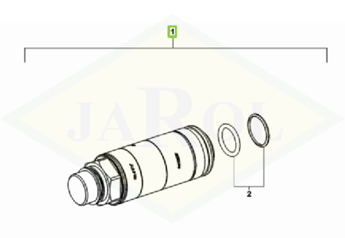 2.3729.041.0/10 Gniazdo hydrauliczne 2.3729.041.0/10