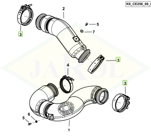 2.6859.171.0 Spinka - obejma rury wydechowej 2.6859.171.0