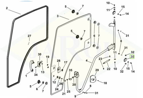 0.015.5340.0/10 Podpora, Wspornik  0.015.5340.0/10