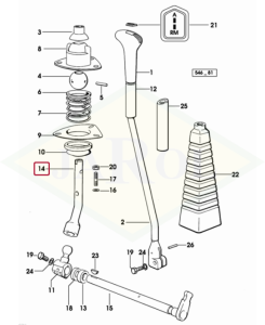 Dźwignia 0.007.2646.0/20-SAME