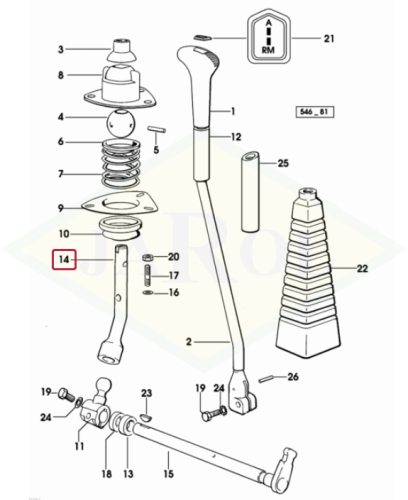 0.007.2646.0/20 Dźwignia 0.007.2646.0/20-SAME