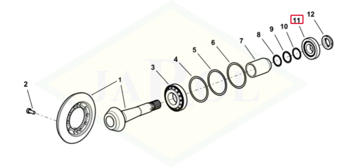 2.2560.005.0 Łożysko wałeczkowe 2.2560.005.0
