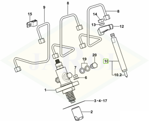 Wtryskiwacz kompletny 2.4719.650.0