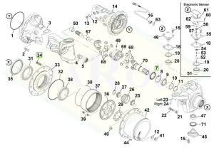 Pierścień uszczelniający reduktora - 0.900.2654.8