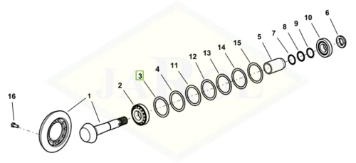 2.1589.360.0/10 Podkładka 2.1589.360.0/10