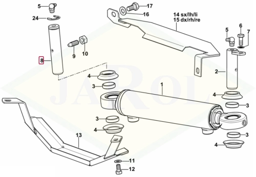 0.019.4335.0/10 Sworzeń 0.019.4335.0/10