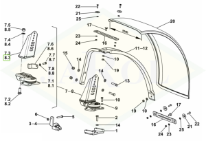 Wspornik prawy 0.015.3235.2/10