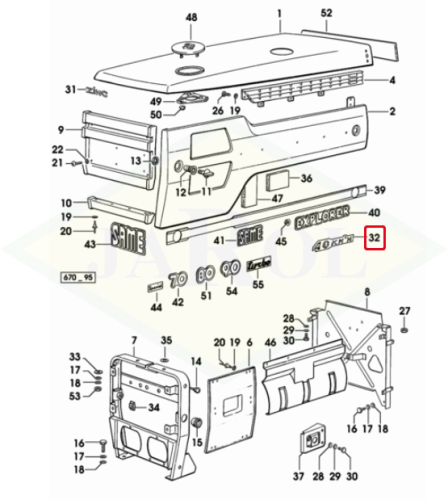 0.008.2962.2 Emblemat 0.008.2962.2- SAME
