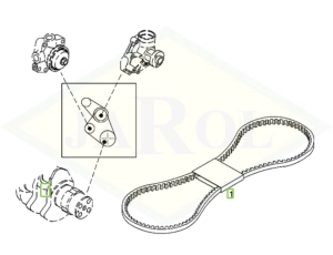 Pas klinowy 01182542