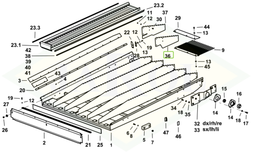 16054036 Listwa  16054036