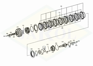 Pierścień uszczelniajacy sprzęgła 75x3 - 0.010.3420.2