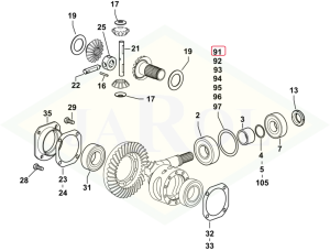 Podkładka 73x89,5x0,6 - 2.1589.356.0/10