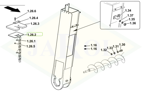 16035341 Płytka 16035341