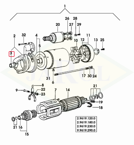 2.9619.080.3 Tuleja 2.9619.080.3