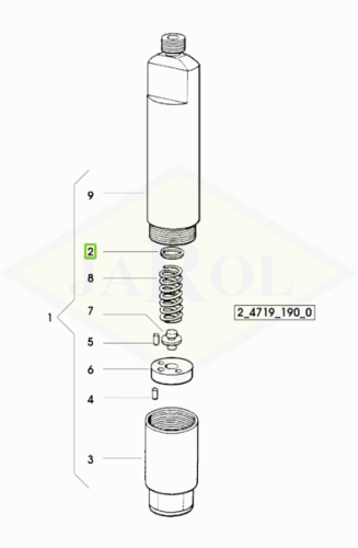 2.4719.170.1 Podkładka reg. wtryskiwacza 2.4719.170.1