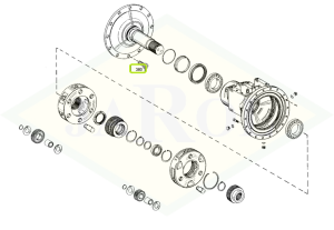 Szpilka koła 04433592