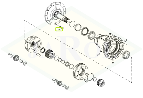 04433592 Szpilka koła 04433592