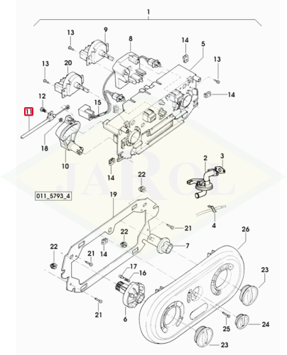 0.017.6481.3 Linka regulacji 0.017.6481.3