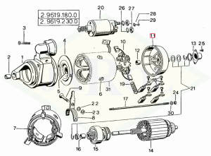 Obudowa rozrusznika 2.9619.083.5
