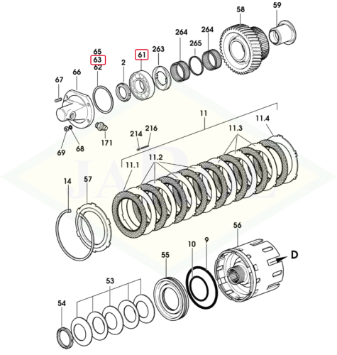 2.2531.011.0 Łożysko 2.2531.011.0