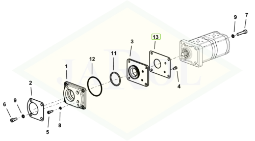 0.025.3218.0/10 Uszczelka 0.025.3218.0/10