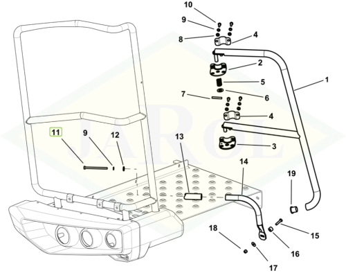 16064231 Śruba m 8 x 180 16064231