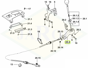 Dźwignia 04425446/10GW
