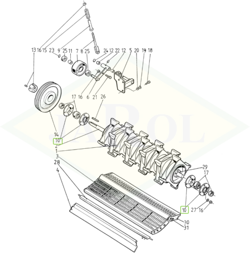R661454 Flange  R661454-SAME