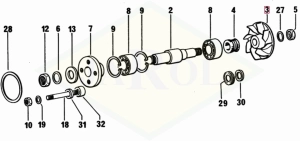 Wirnik pompy 0.057.1775.0