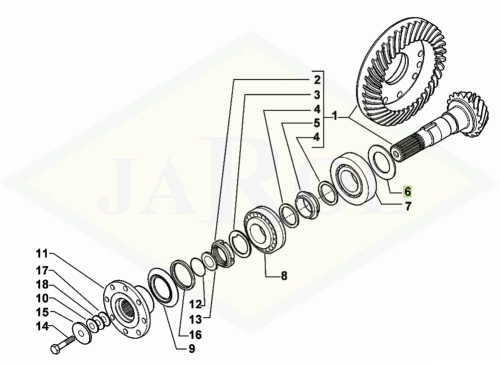 0.900.0099.6 Podkładka 0.900.0099.6
