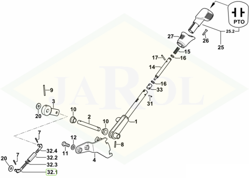 0.013.3402.3/10 Cięgno 0.013.3402.3/10