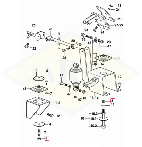 01136464 Nakrętka 01136464