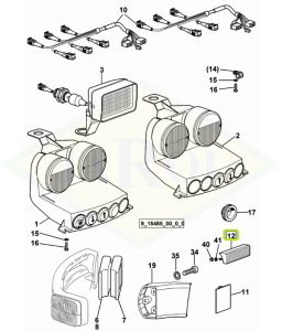 Światło odblaskowe 2.8349.011.0