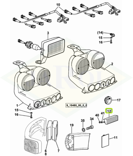 2.8349.011.0 Światło odblaskowe 2.8349.011.0