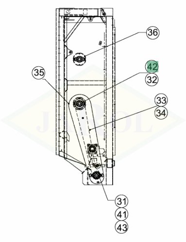 KG01310900 Wpust pryzmatyczny KG01310900