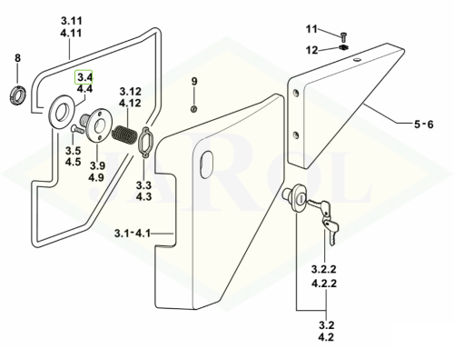 0.008.2774.0 Sprężyna 0.008.2774.0