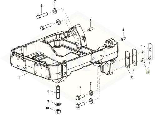 0.008.8587.0/10 Podkładka 0.008.8587.0/10