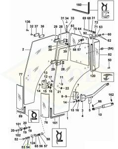 Uszczelka kabiny 0.009.0422.0
