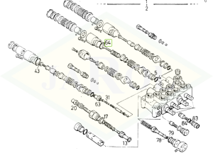 Uszczelka rozdzielacza hydraulicznego 20,70x1,78 - 0.009.4404.1