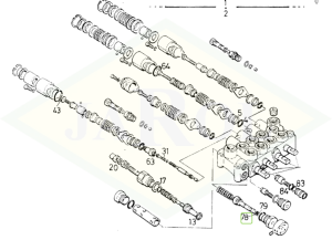 Uszczelka rozdzielacza hydraulicznego 4,7x1,78 - 0.009.4409.0